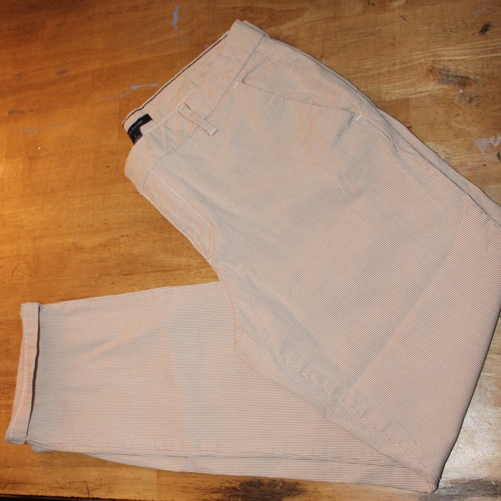 Gingham stripe pant